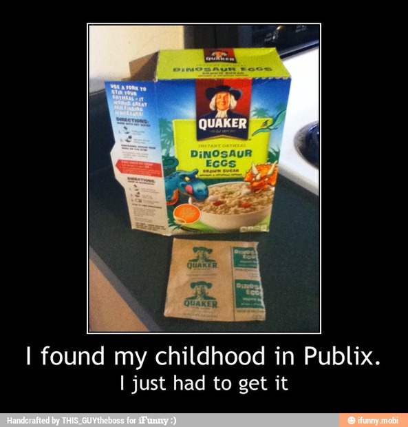 I found my childhood in Publix.
I just had to get it - I found my childhood in Publix.
I just had to get it