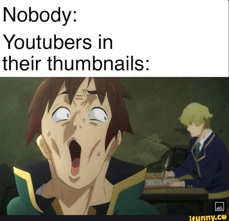 Youtube Kids Nobody Youtubers In Their Thumbnails