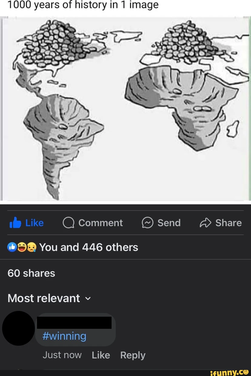 1000 years or history in 1 image Like Comment Send Share You and 446 others 60 shares Most relevant #winning Justnow Like Reply