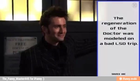 The
regeneration
of the
Doctor was
modeled on