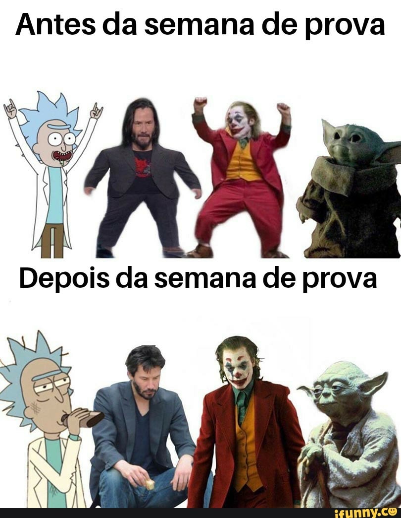 Antes da semana de prova