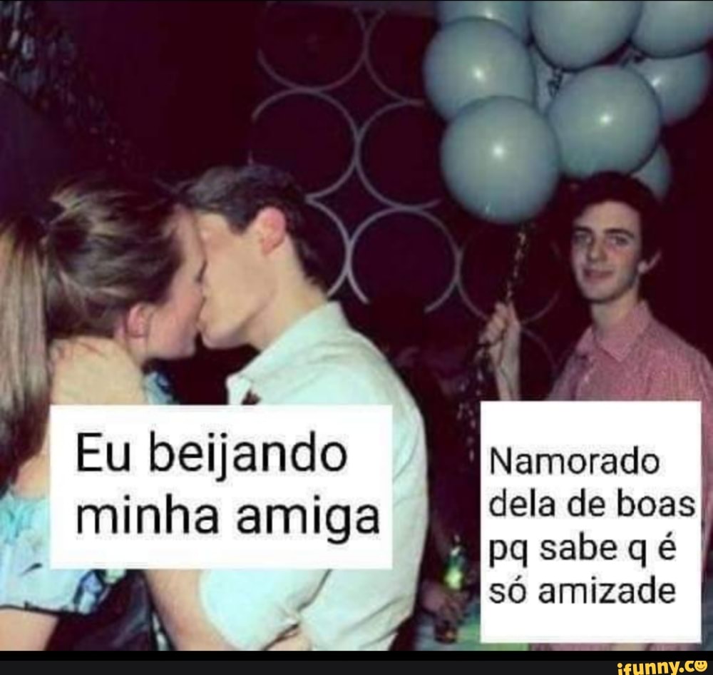 Eu beijando