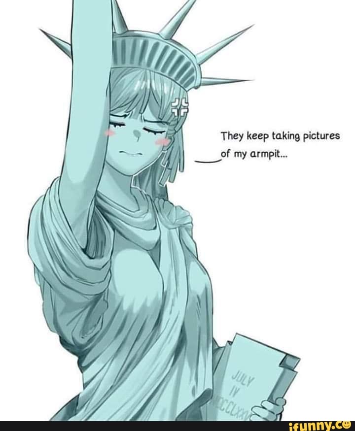 They keep taking pictures if my armpit...