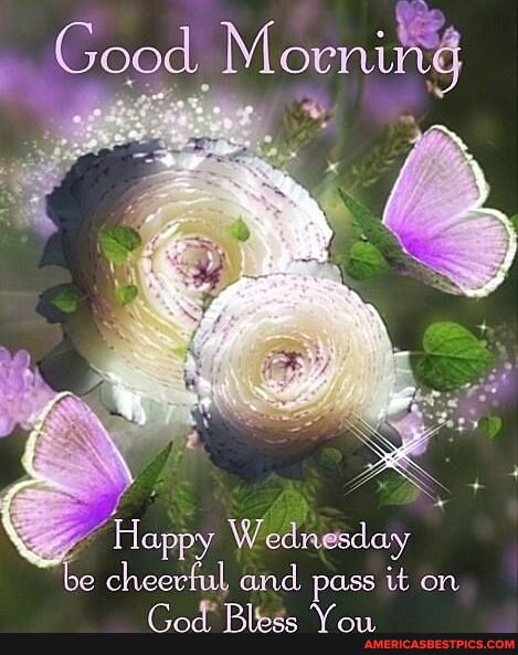 Good. Moening Happy Wednesday e cheerful and pass it on You - America’s ...