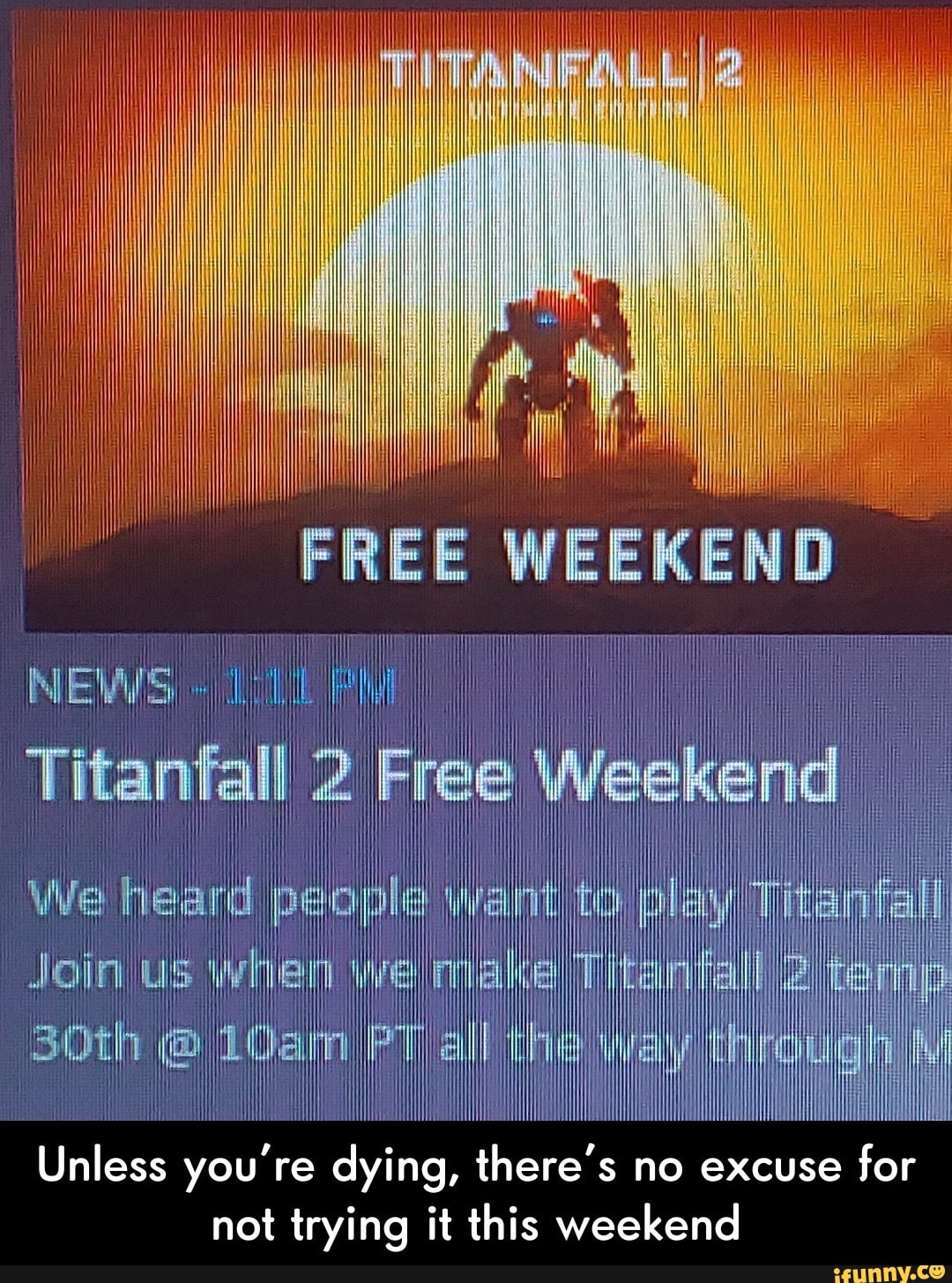 Try Titanfall 2 for free this weekend