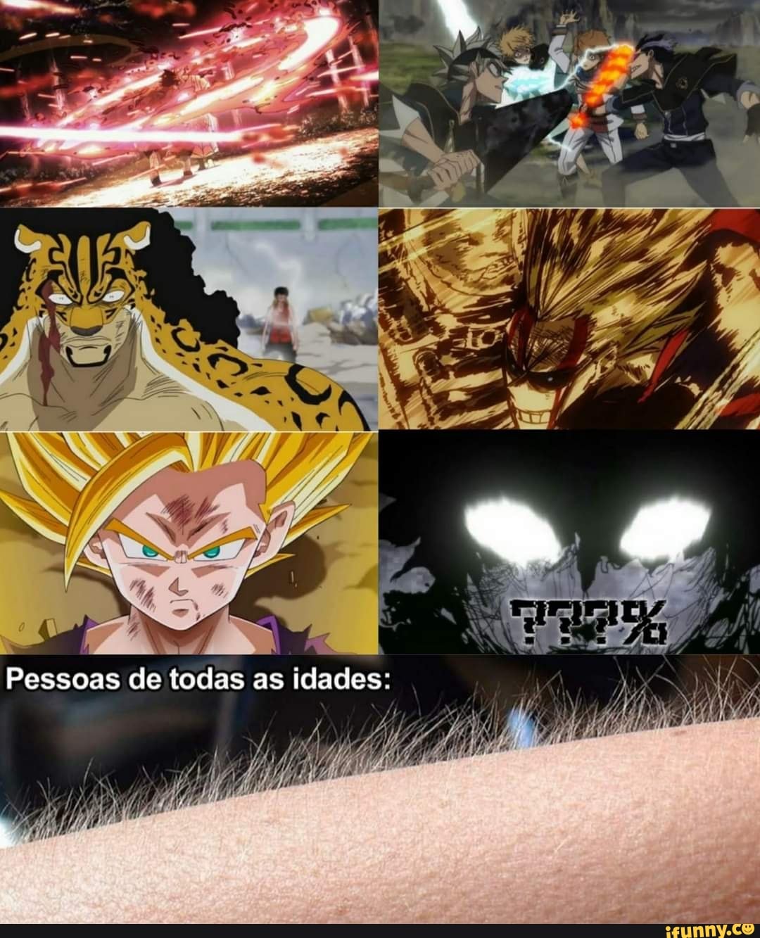 Pessoas de todas as idades: