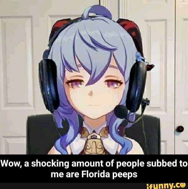 Wow, a shocking amount of people subbed to me are Florida peeps - Wow, a shocking amount of people subbed to me are Florida peeps
