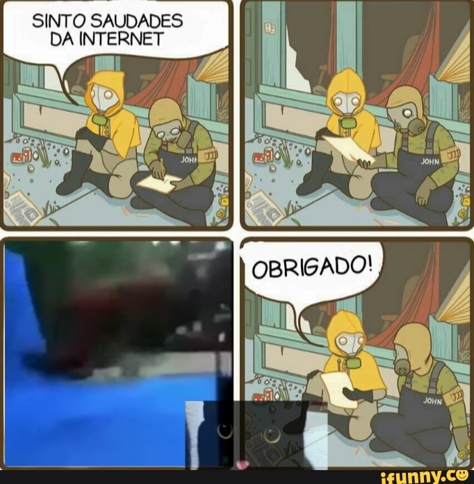 SINTO SAUDADES
DA INTERNET