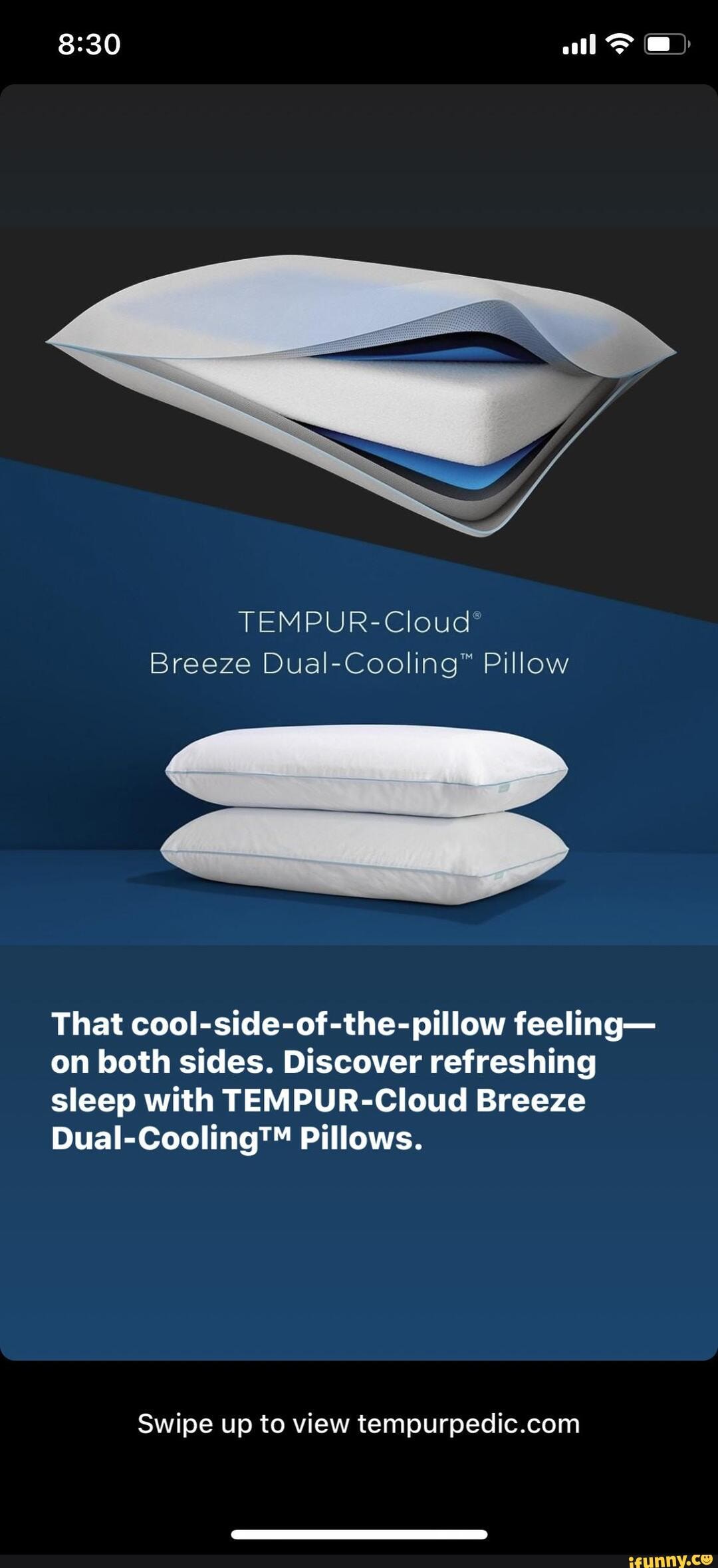 Breeze Pillow That coolsideofthepillow feeling on both sides