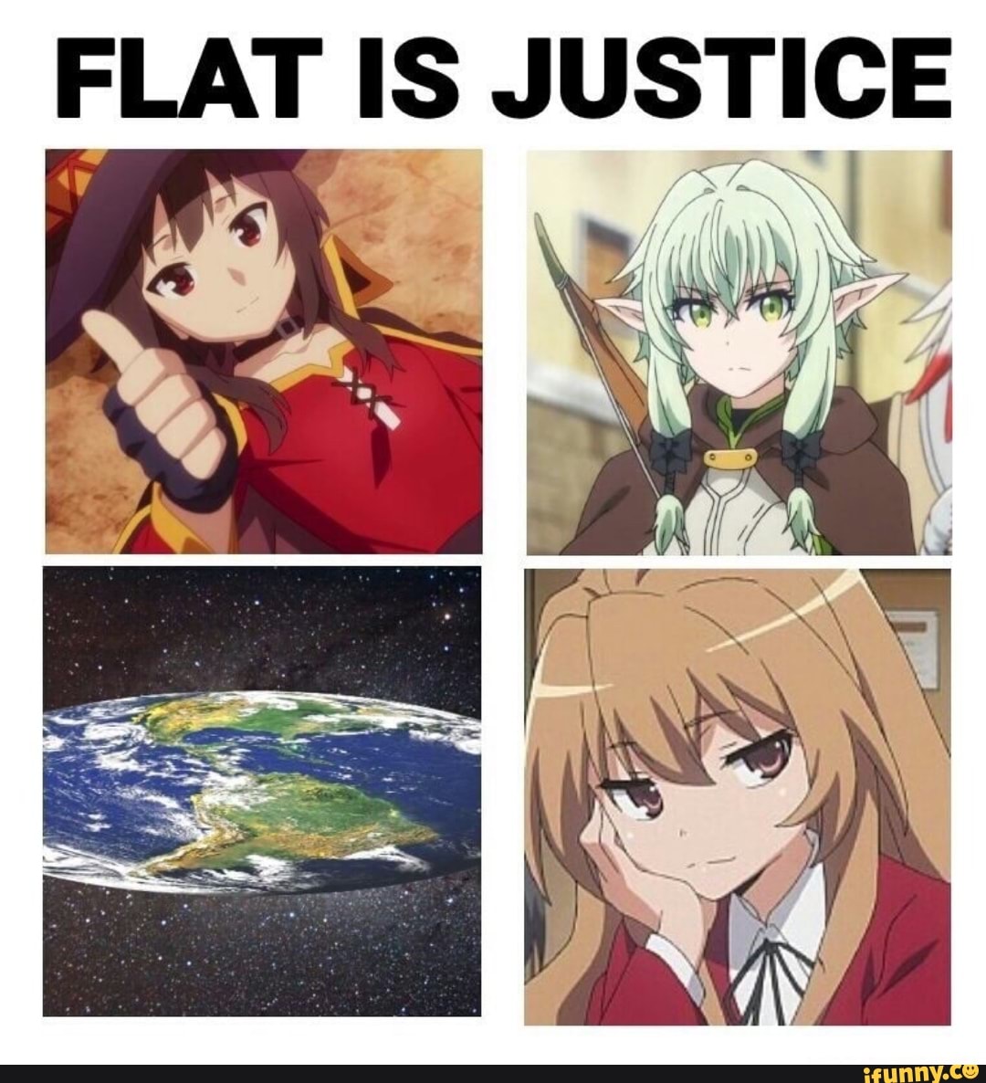 Flat is justice