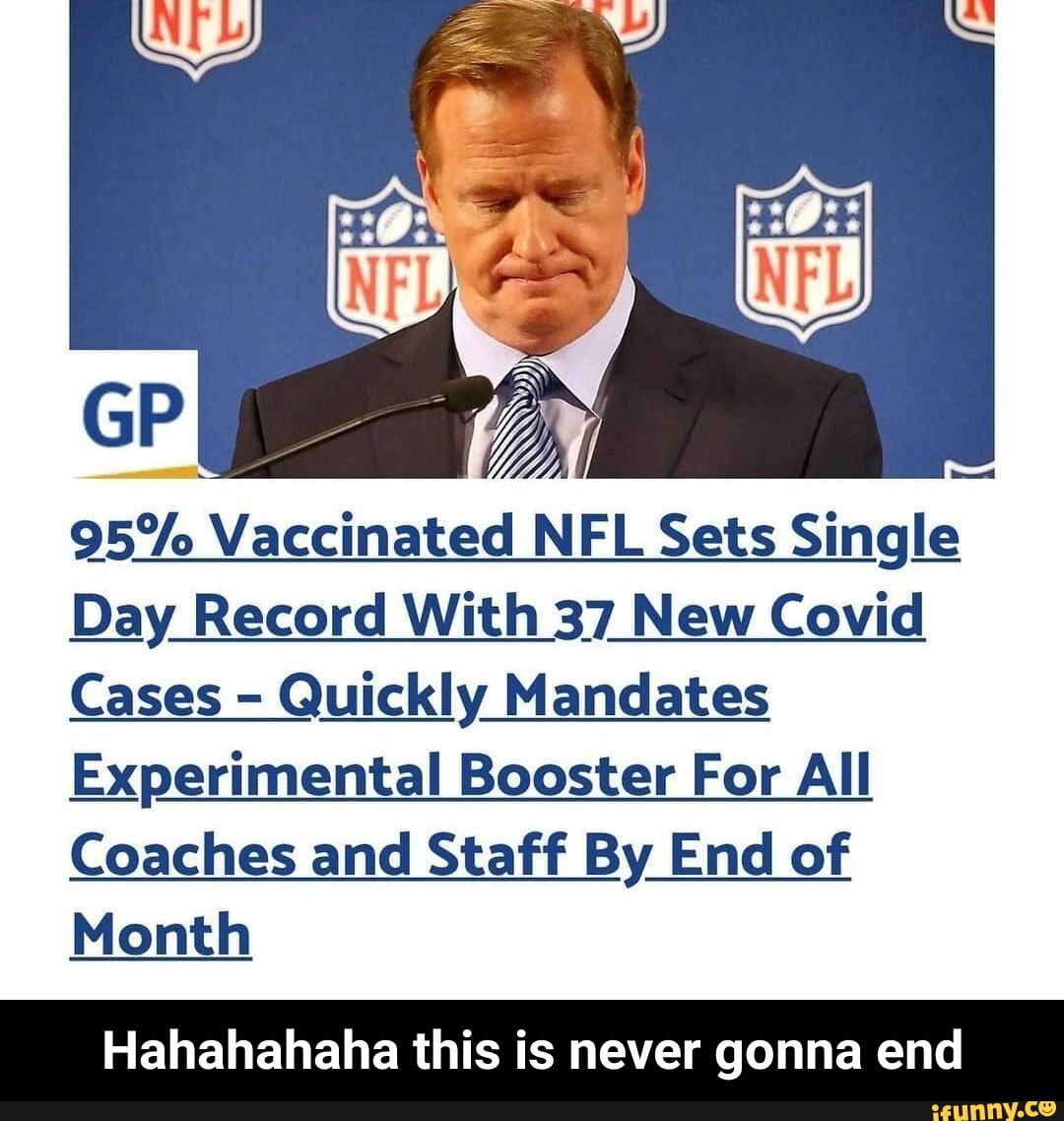 Vaccinated NFL Sets Single Day Record With 37 New Covid Cases Quickly