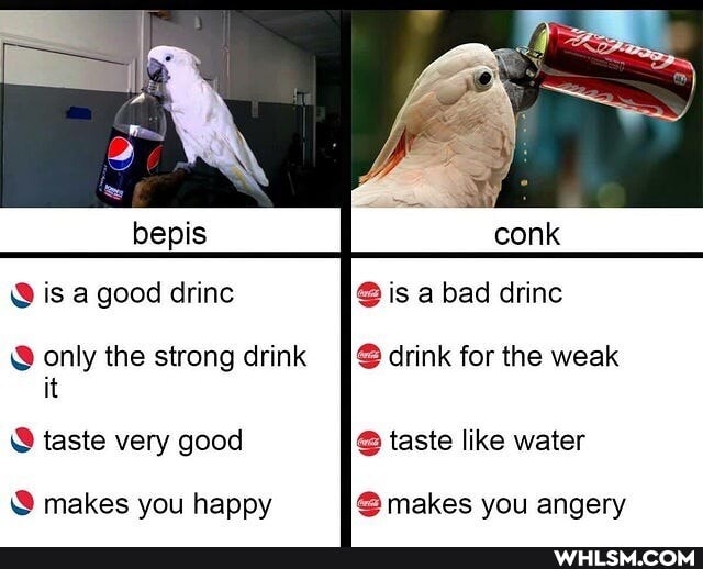 is a good drinc @is a bad drinc
only the strong drink drink for the weak
it
taste very good @ taste like water
makes you happy @makes you angery