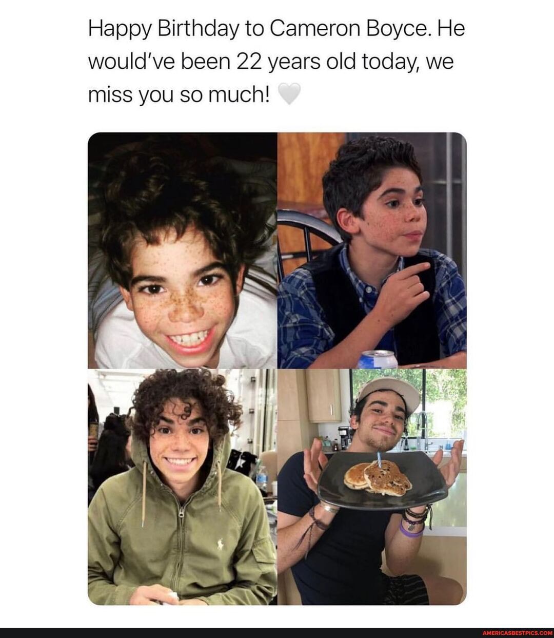Happy Birthday to Cameron Boyce. He would've been 22 years old today, we miss you so much!