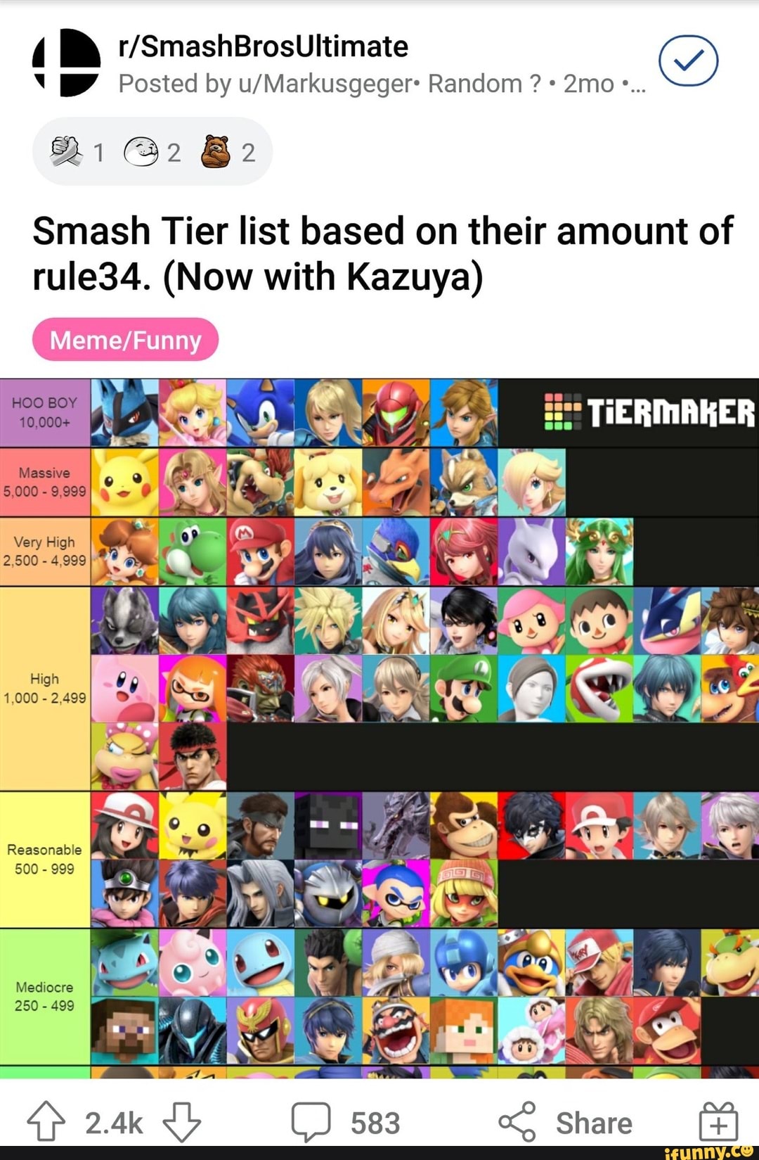 random tier list