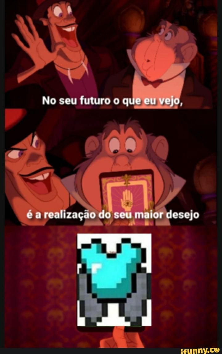 No seu futuro o que eu vejo,
é realização do seu maior gesejo
EB
