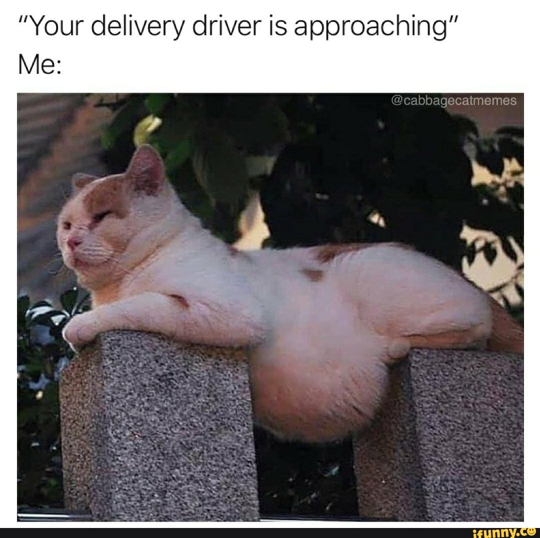 "Your delivery driver is approaching"
