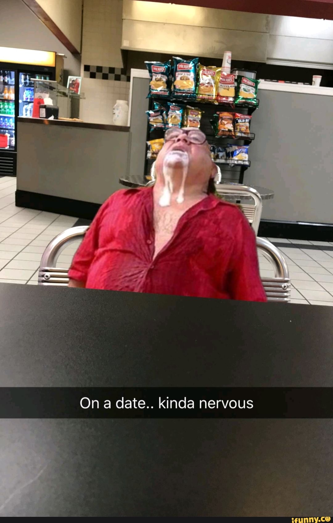 On a date.. kinda nervous