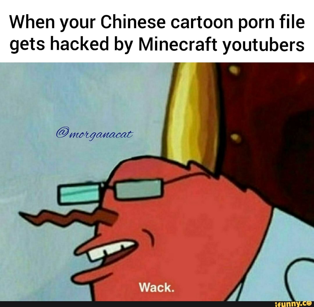 China Cartoon Porn - When your Chinese cartoon porn file gets hacked by Minecraft ...
