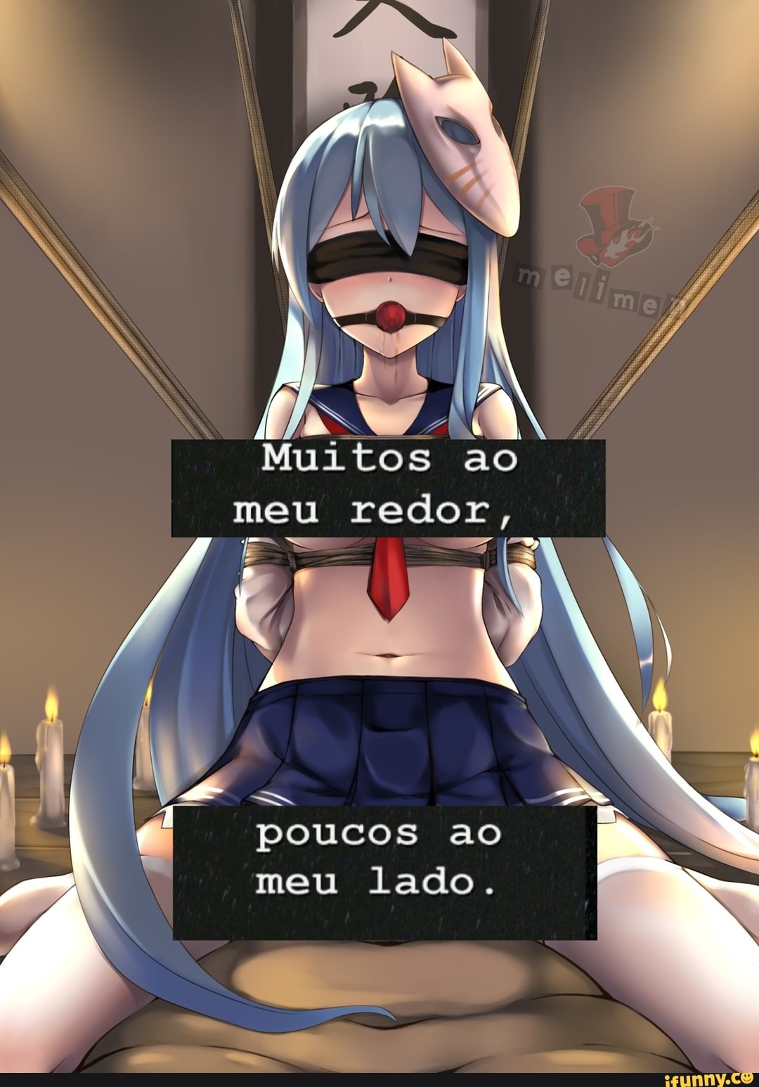 Muitos ao
meu redor,