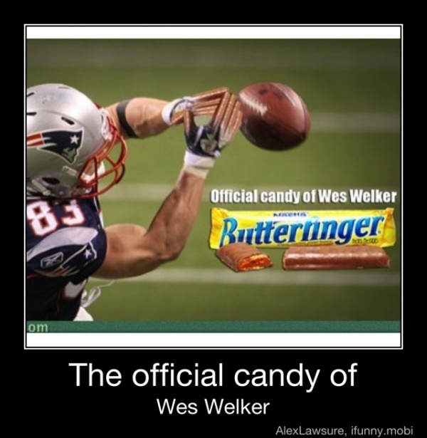 The official candy of
Wes Welker - The official candy of
Wes Welker
