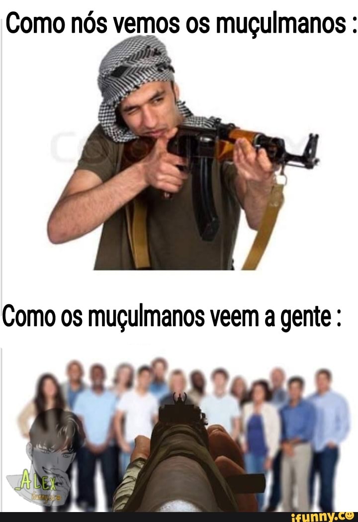 Como nós vemos os muçulmanos
Como os muçulmanos veem a gente