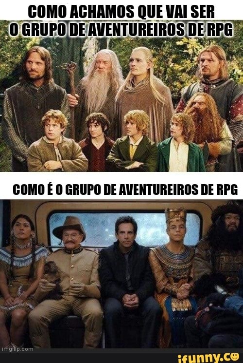 "COMO ACHAMOS QUE VAI SER FO GRUPO
