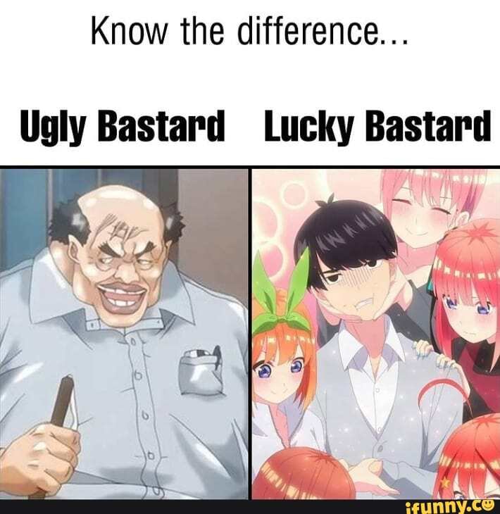 Know the difference... Ugly Bastard Lucky Bastard iFunny Brazil