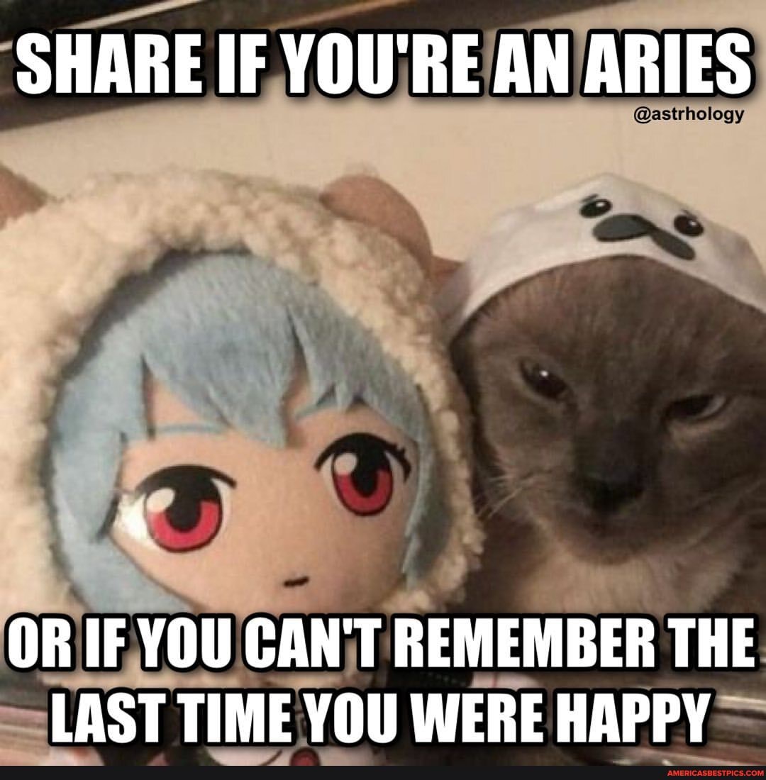 Share If You Re An Aries Are Or If You Can T Remember The Last Time You Were Happy America S Best Pics And Videos