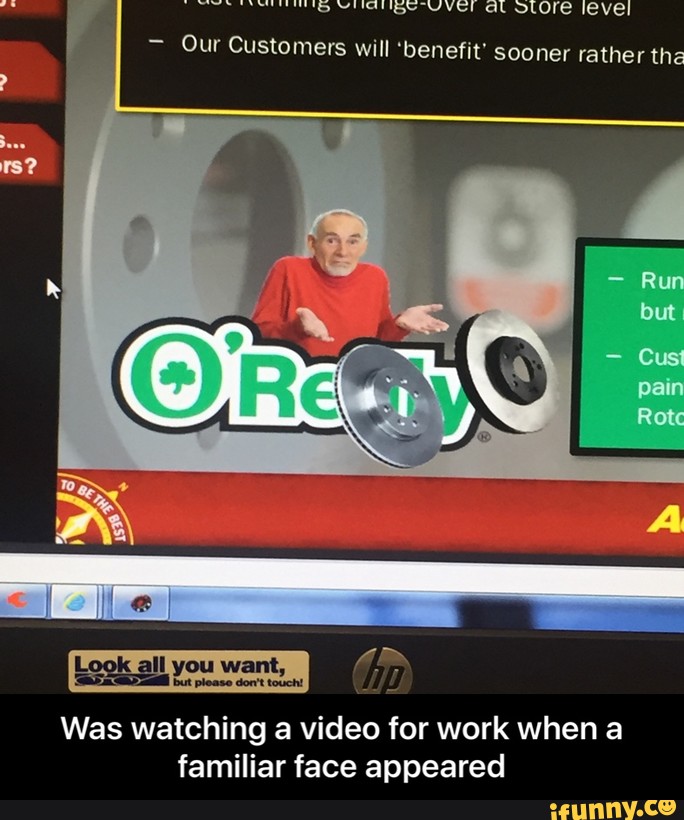 Was watching a video for work when a familiar face appeared