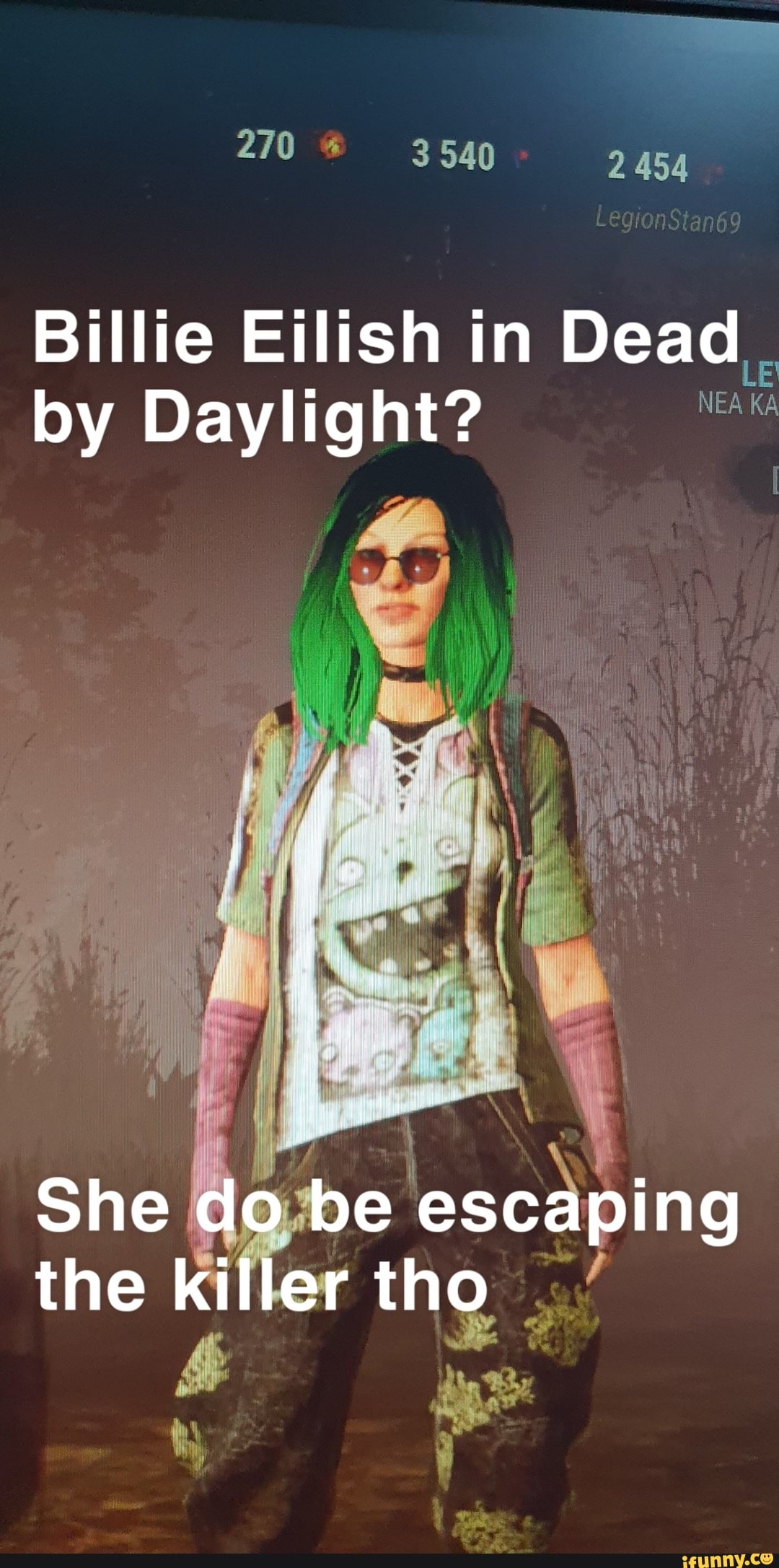 Billie Eilish in Dead, - iFunny