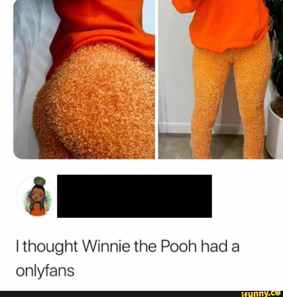 Thought Winnie the Pooh had a onlyfans iFunny