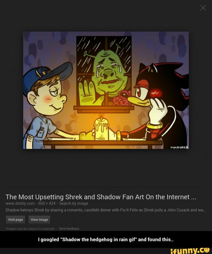 The Most Upsetting Shrek And Shadow Fan Art 0n The Internet I