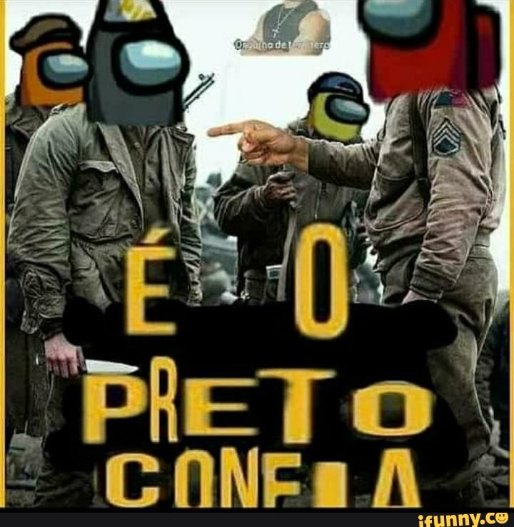 amongus, shitpost, amongusbrasiil, confia, preto, impostor