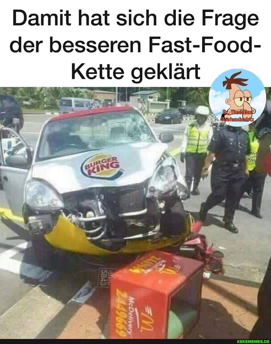 Damit hat sich die Frage der besseren Fast-Food-
Kette