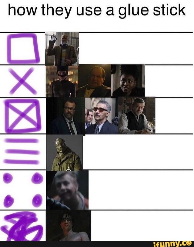 How they use a glue stick iFunny