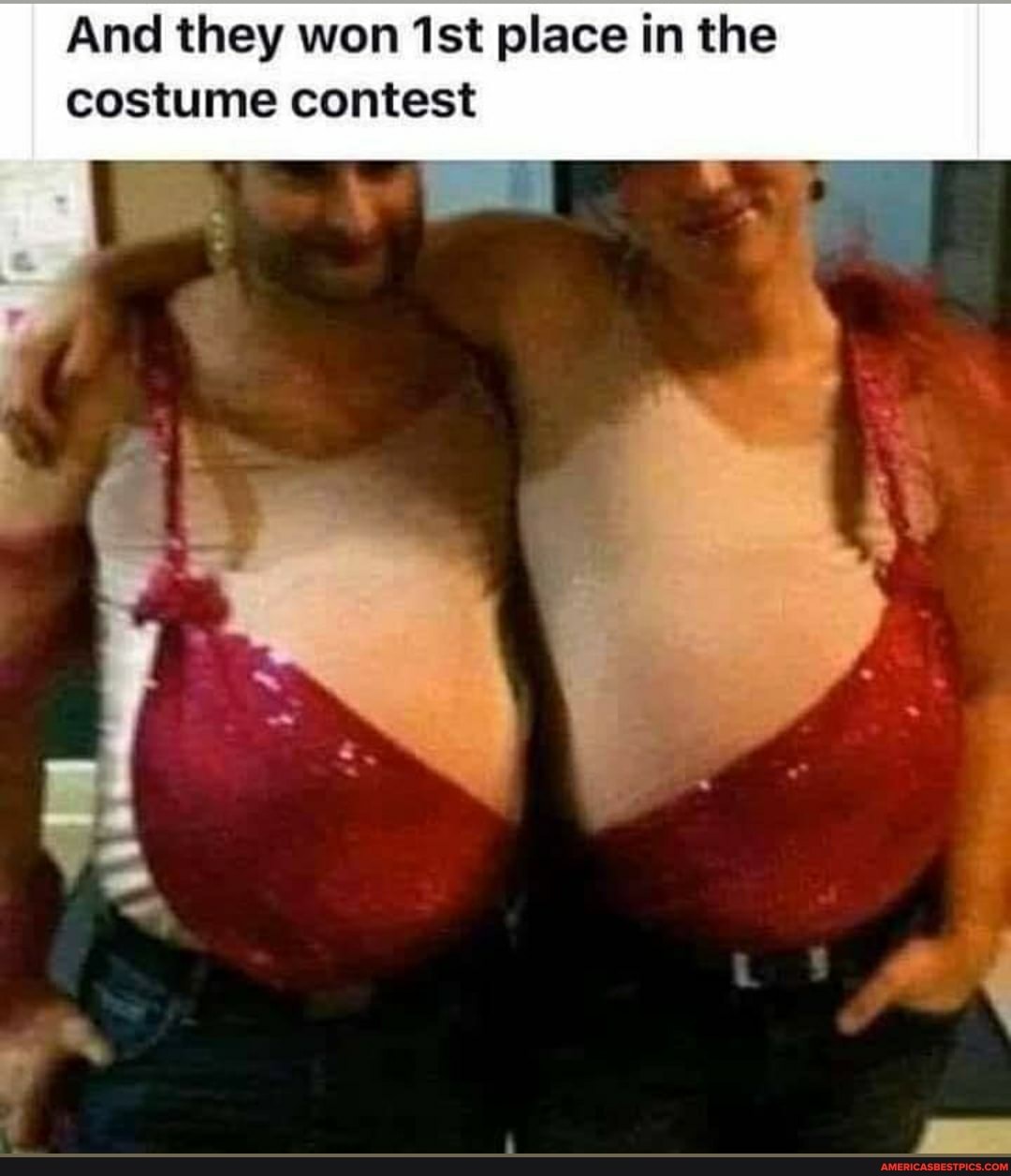 And they won 'st place in the costume contest