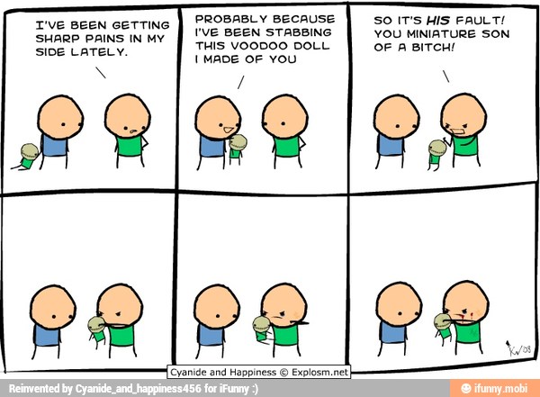 dOyanide and Happiness
I
O Explosm.net)
