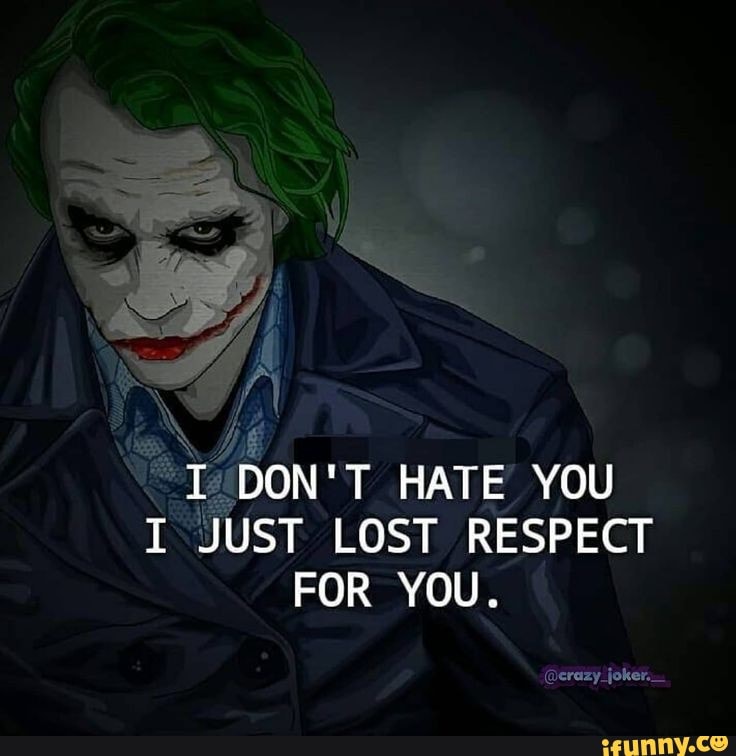  Pig I DON T HATE YOU I JUST LOST RESPECT FOR YOU erdzy Joke IFunny