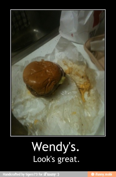 Wendy's.
Look's great. - Wendy's.
Look's great.