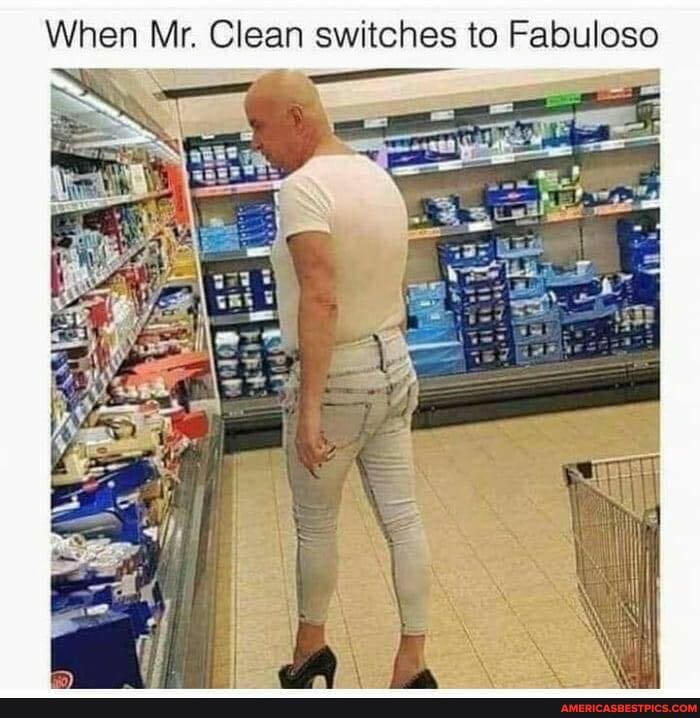 When Mr. Clean switches to Fabuloso
