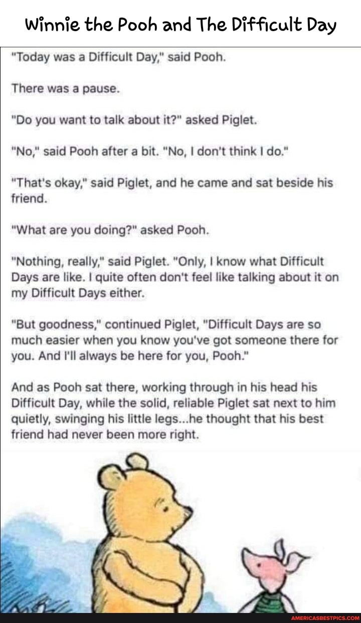 Winnie the Pooh and The Difficult Day 