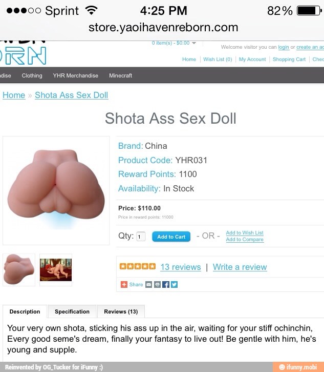 store.yaoihavenreborn.com Home Shota Ass Sex Doll Shota Ass Sex Doll Brand