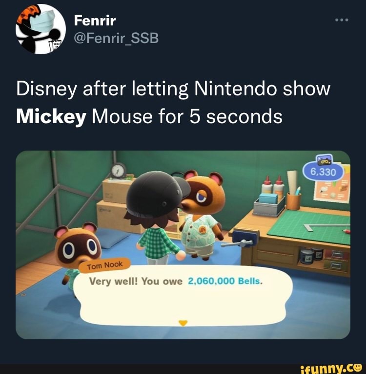 Fenrir Disney After Letting Nintendo Show Mickey Mouse For 5 Seconds Wery Welld You 2 080 000