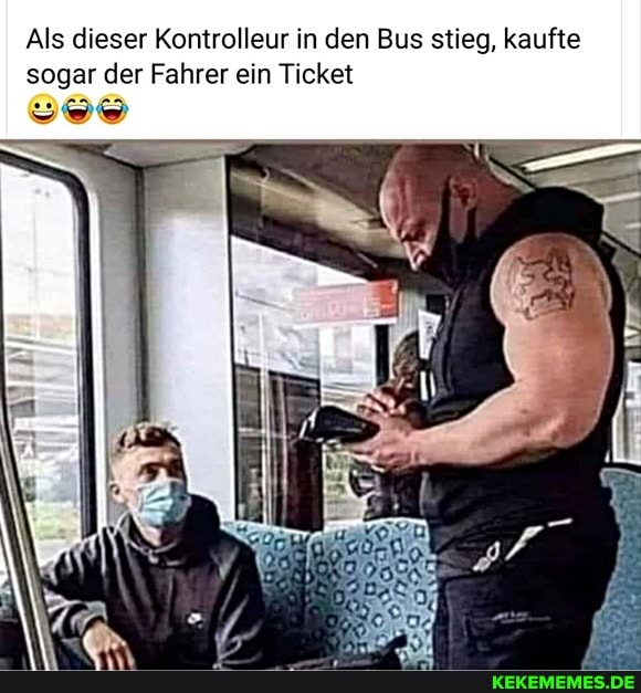Als dieser Kontrolleur in den Bus stieg, kaufte sogar der Fahrer ein Ticket
vw