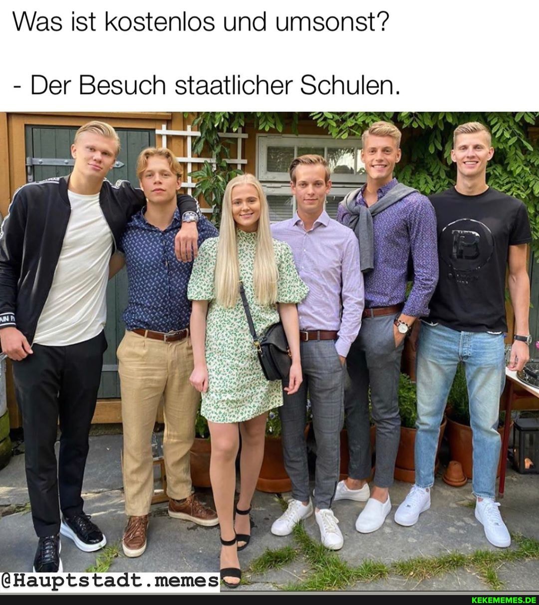 Was ist kostenlos und umsonst?
- Der Besuch staatlicher Schulen.