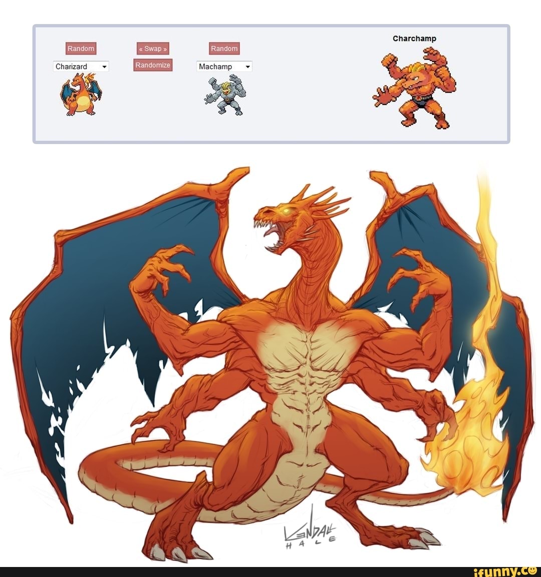 Charchamp Em EM Charizard Machamp - iFunny Brazil