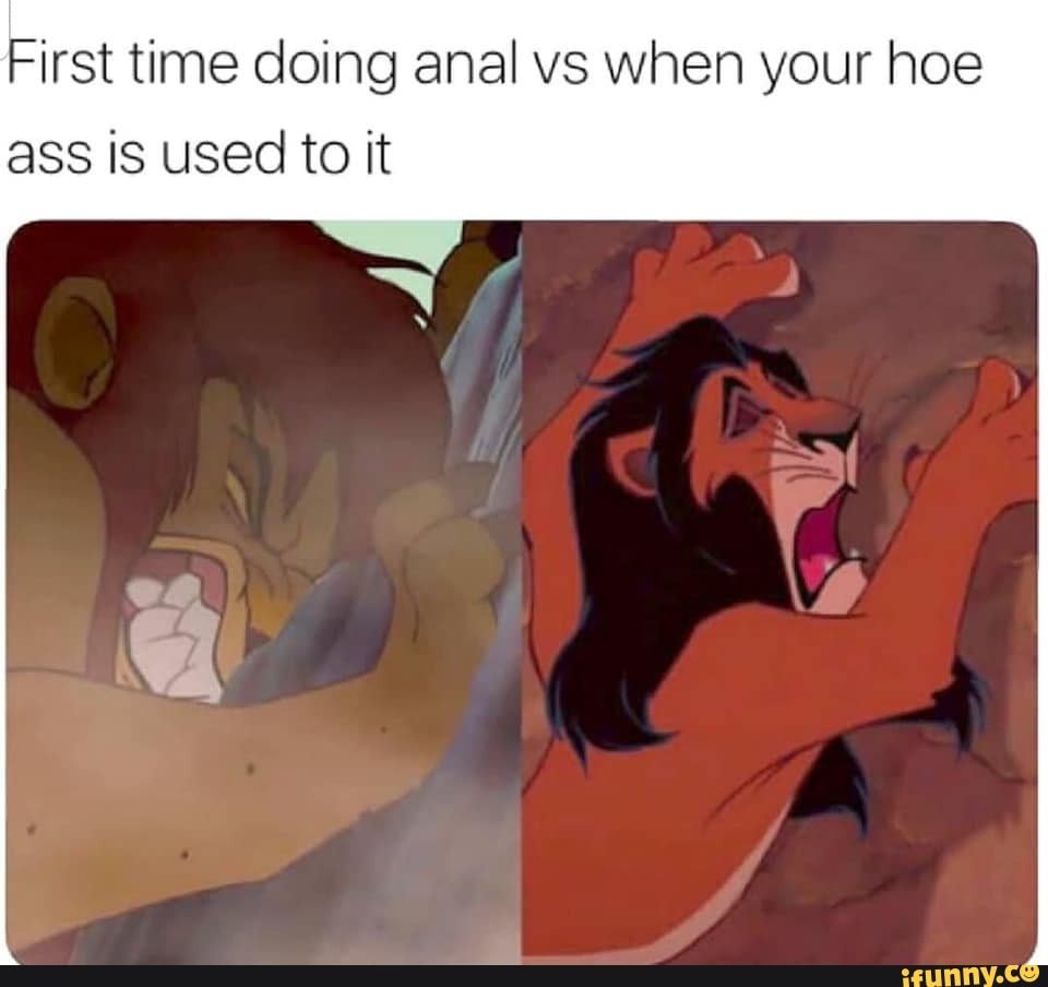 doing anal vs when your hoe ass picture