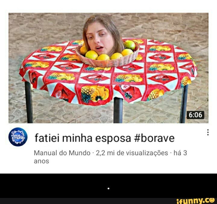 fatiei minha esposa &borave
Manual do Mundo 2,2 mi de visualizações há 3 anos - .