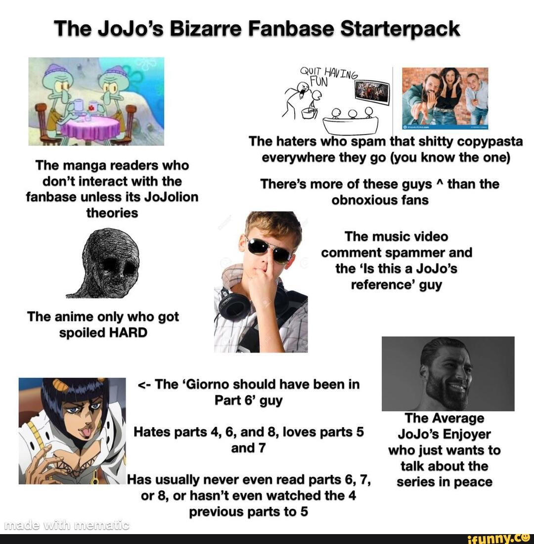 Jojo Copypasta