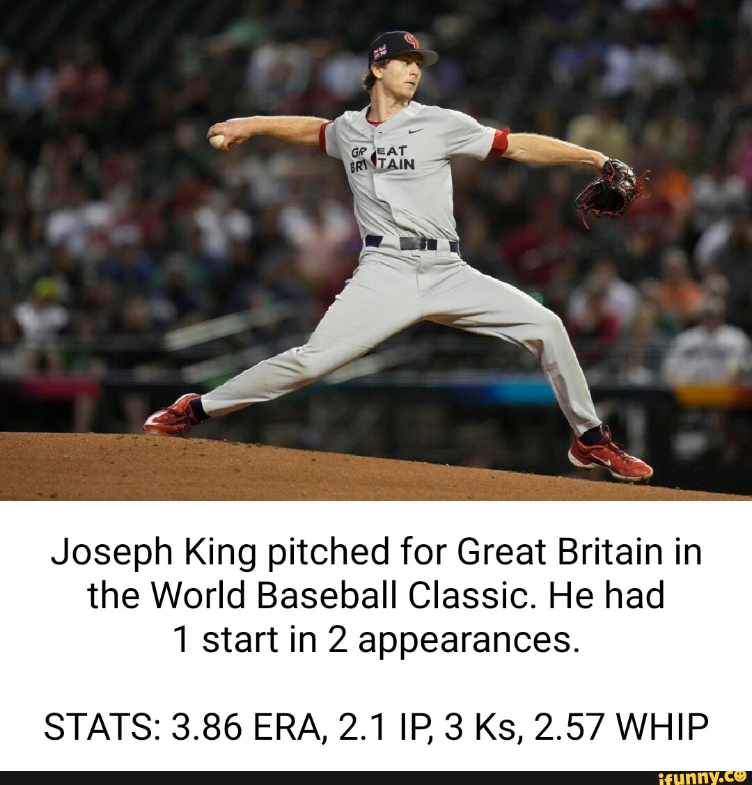 Joseph King To Pitch In World Baseball Classic